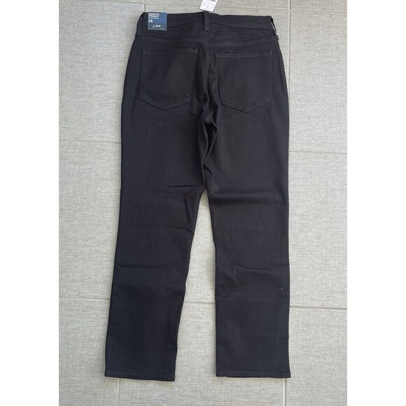 J. CREW Essential Straight Jean All-day Stretch Size 28 Black NEW Casual BT022 - Picture 5 of 14